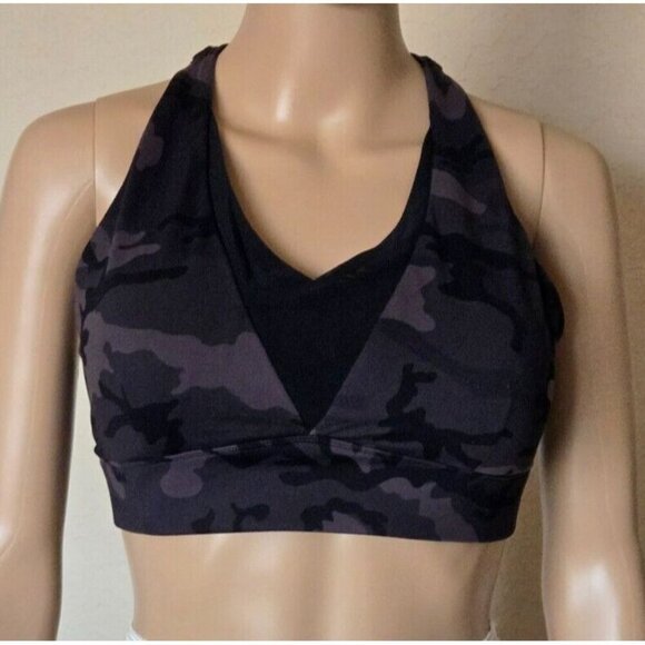 ZYIA Other - Zyia active Forest Camo Adjustable Mesh padded Sport Bra size M
